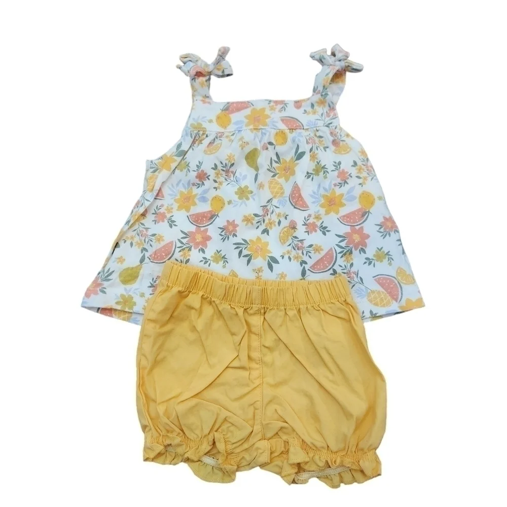Lot of 12 Baby Girl Mostly Carter's Summer Clothes, 3 months